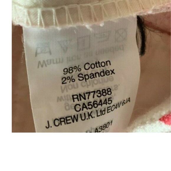 J Crew Shorts Women's Size 6 Multicolor Floral Pattern High-Rise Casual Chino - Picture 7 of 8